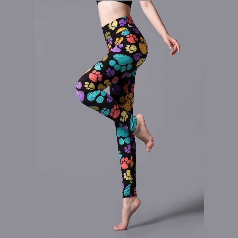 Printed yoga leggings-Emporium Exclusive LLC  93-2909983