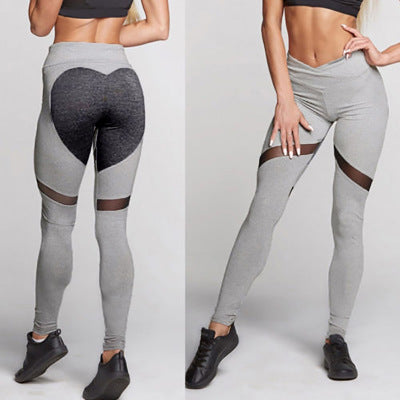 Peach Heart Leggings-Emporium Exclusive LLC 93-2909983