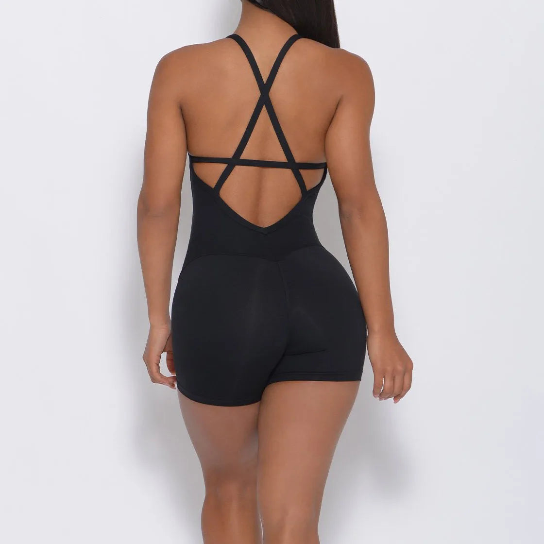 Backless, sleeveless workout jumpsuit, yoga jumpsuit