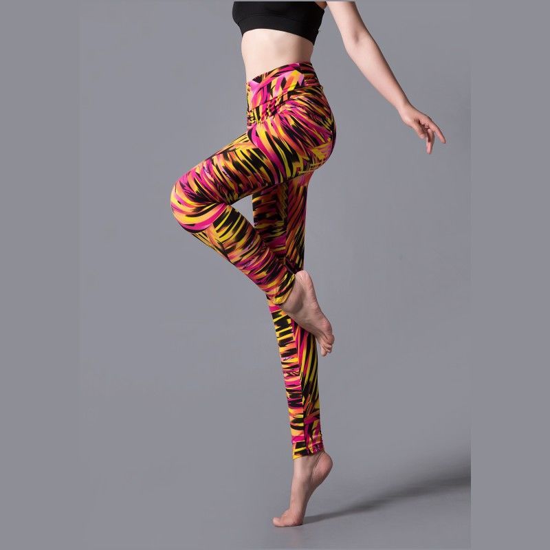 Printed yoga leggings-Emporium Exclusive LLC  93-2909983