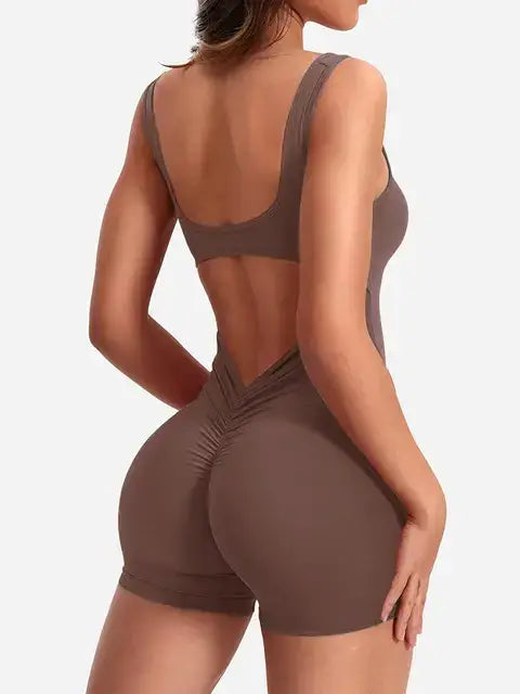 Women's Slim Hip-Lifting Yoga Body Suit-Emporium Exclusive LLC 93-2909983