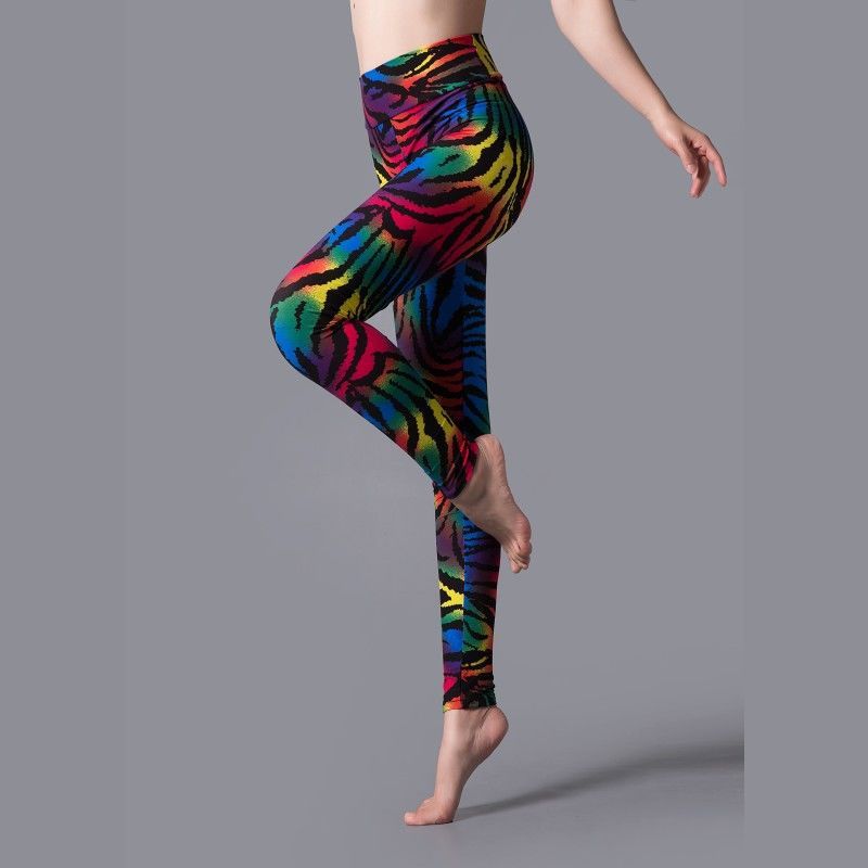 Printed yoga leggings-Emporium Exclusive LLC  93-2909983