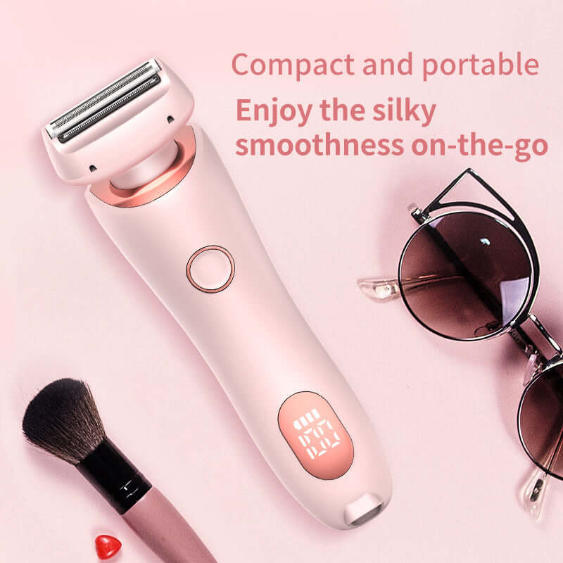 2-in-1 Electric Shaver for Women – Portable USB Epilator