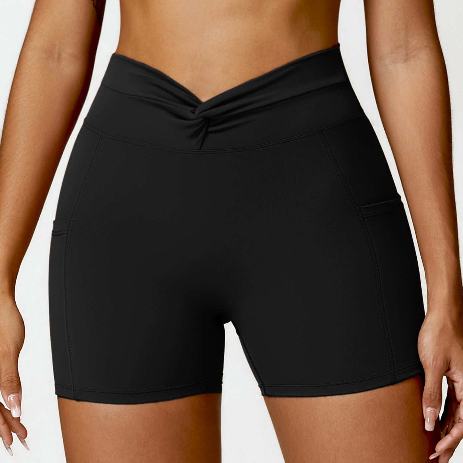 Nude Feel Yoga Shorts – Women's Running & Exercise Wear-Emporium Exclusive LLC  93-2909983