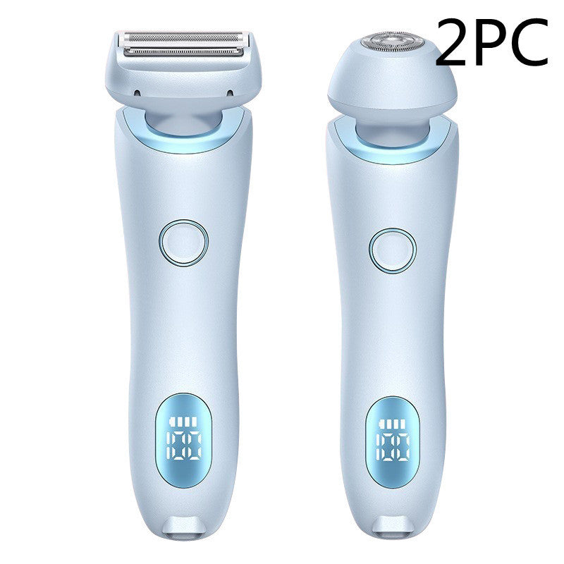 2-in-1 Hair Removal Epilator – Painless, Rechargeable & Portable