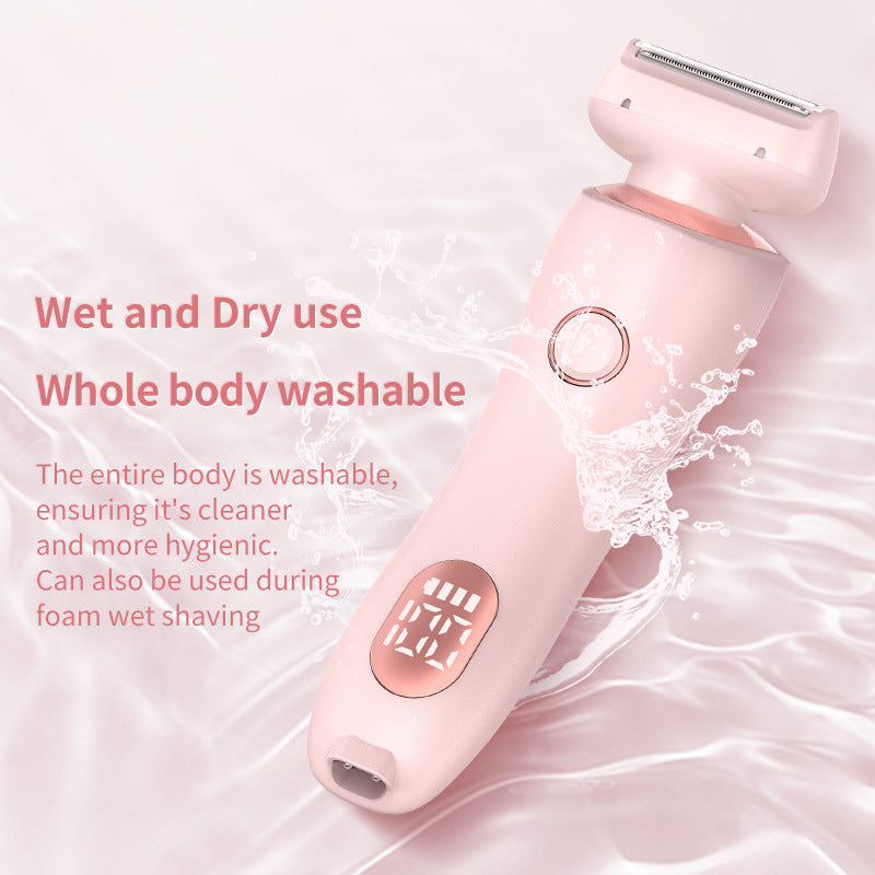 2-in-1 Hair Removal Epilator – Painless, Rechargeable & Portable