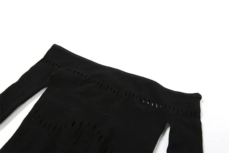 Twin Flame Off Shoulder Cutout Mesh Body Suit-Emporium Exclusive LLC  93-2909983