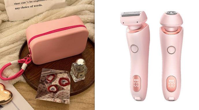 2-in-1 Hair Removal Epilator – Painless, Rechargeable & Portable