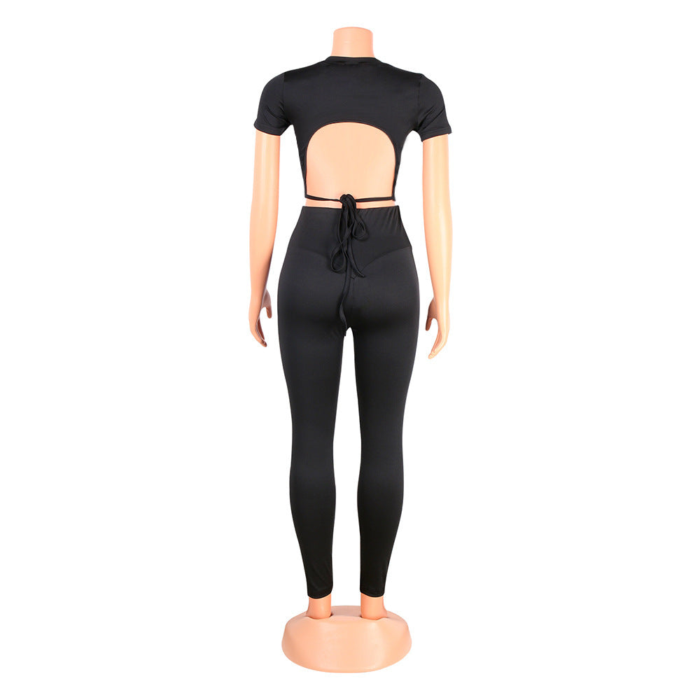 Fashionable casual sports women tight-fitting yoga wear