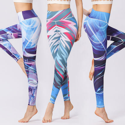 Printed sports leggings