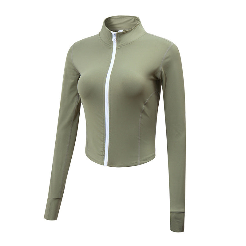 Long Sleeve Yoga Sports Top Workout Wear Women's Sports Jacket Women's Running Wear