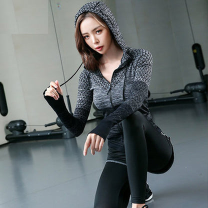 Yoga Wear Sports Jacket Cardigan Zipper