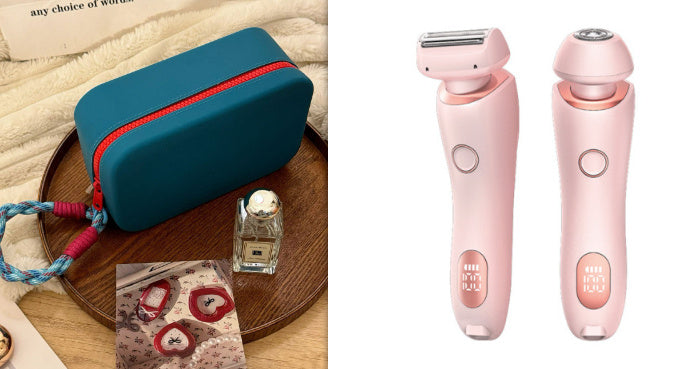 2-in-1 Hair Removal Epilator – Painless, Rechargeable & Portable