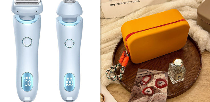 2-in-1 Hair Removal Epilator – Painless, Rechargeable & Portable