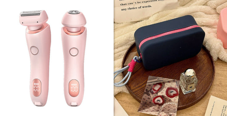 2-in-1 Hair Removal Epilator – Painless, Rechargeable & Portable