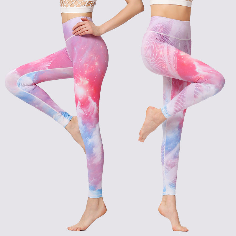 Printed sports leggings