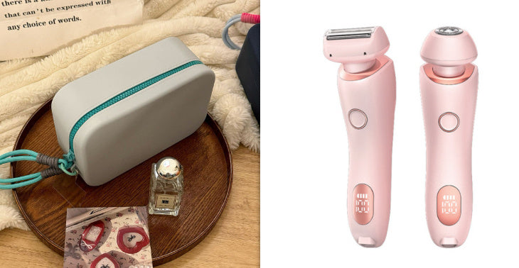 2-in-1 Hair Removal Epilator – Painless, Rechargeable & Portable