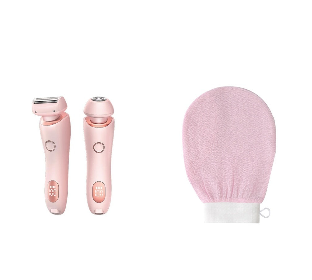 2-in-1 Hair Removal Epilator – Painless, Rechargeable & Portable