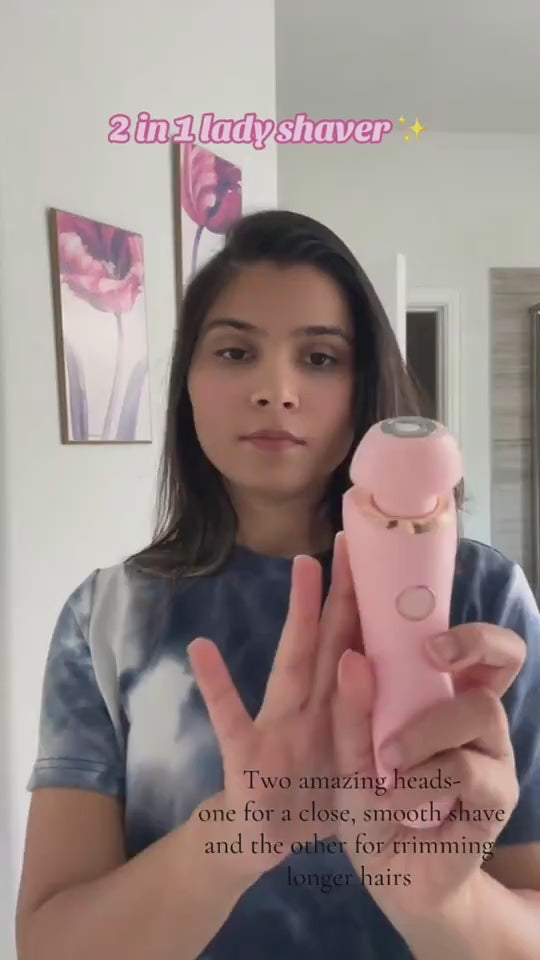 2 in 1 lady shaver