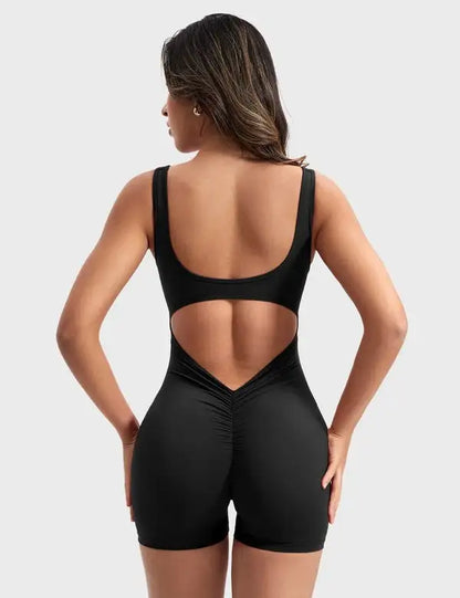 Backless Workout Body Suit